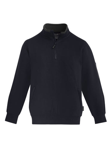 Syzmik Mens 1/4 Zip Brushed Fleece - Kiwi Workgear